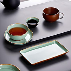 创意陶瓷茶盘